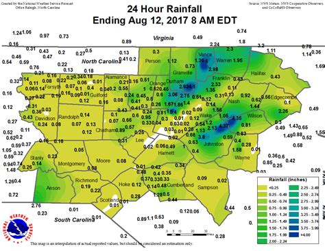 national weather service raleigh nc